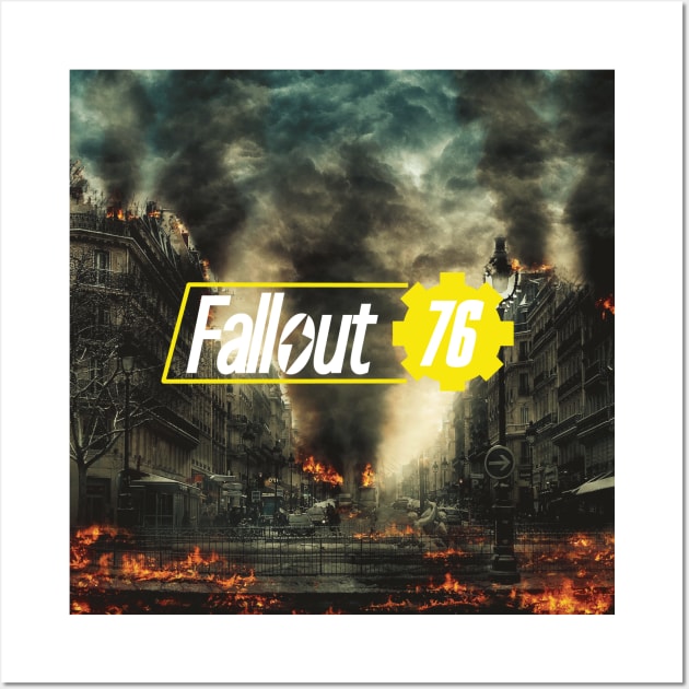 Fallout - Burning Wasteland Wall Art by GorsskyVlogs